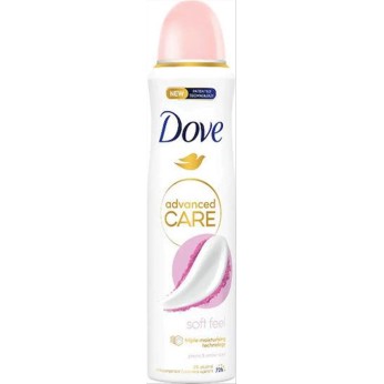 DOVE DEO SPRAY ADV 150ml SOFT FEEL