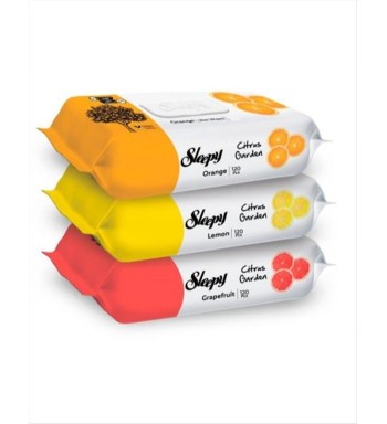 SLEEPY WET WIPES 120τεμ. CITRUS
