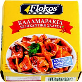 FLOKOS ΚΑΛΑΜΑΡΙ ΘΡΑΨΑΛΟ 160g ΠΙΚΑΝΤΙΚΟ