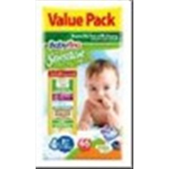 BABYLINO SENSITIVE MAXI PLUS N4+ 46τεμ (10-15kg)