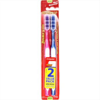 COLGATE T/BRUSH DOUBLE ACTION 2τεμ