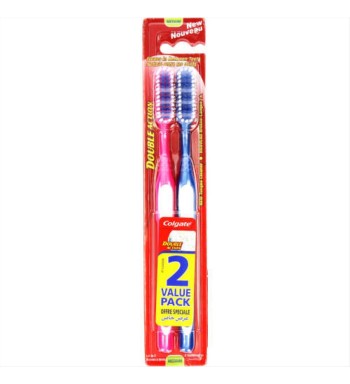 COLGATE T/BRUSH DOUBLE ACTION 2τεμ