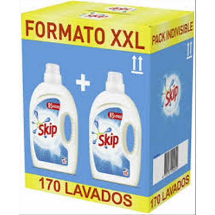 SKIP ΥΓΡΟ ΠΛΥΝΤΗΡΙΟΥ 85sc  3,825L ACTIVE CLEAN (1+1)