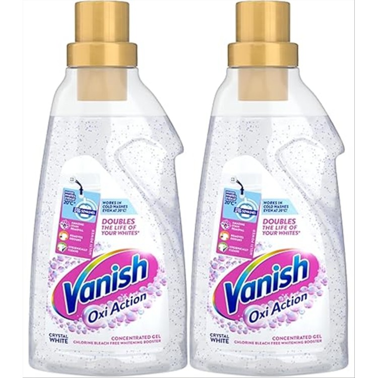 VANISH OXI ACTION GEL 750ml+750ml WHITE