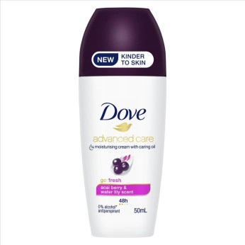 DOVE ROLL ON 50ml ADV CARE GF ACAI BERRY