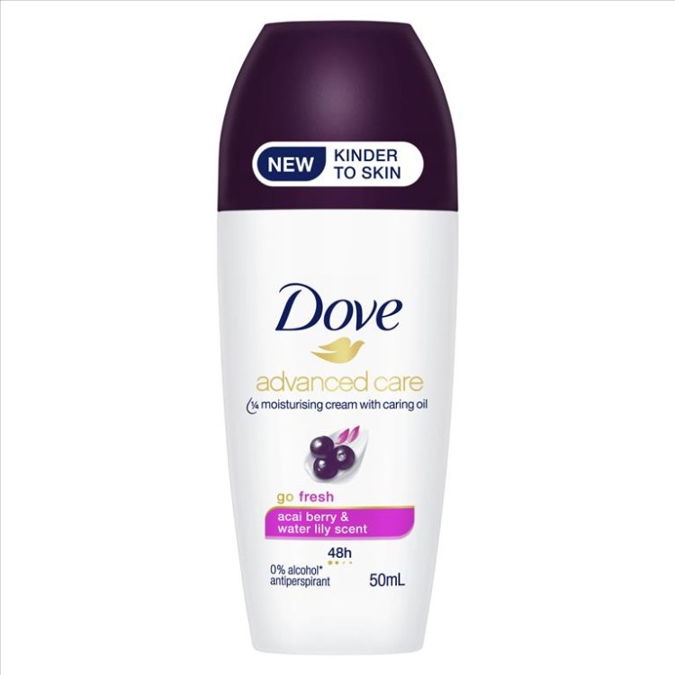 DOVE ROLL ON 50ml ADV CARE GF ACAI BERRY