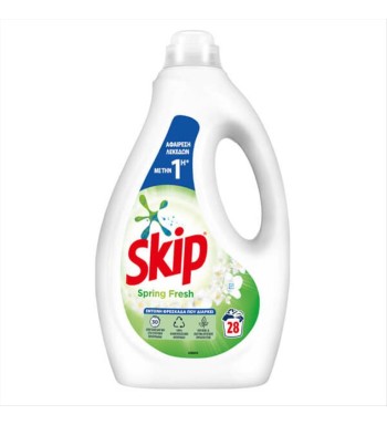 SKIP ΥΓΡΟ ΠΛΥΝΤΗΡΙΟΥ 28μεζ (1,4L) SPRING FRESH