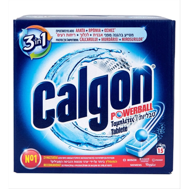CALGON ΤΑΜΠΛΕΤΕΣ 15ΤΕΜ 4in1 195gr (7τεμ)