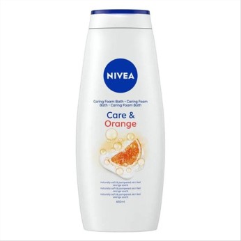 NIVEA ΑΦΡΟΛΟΥΤΡΟ 650ML CARE & ORANGE