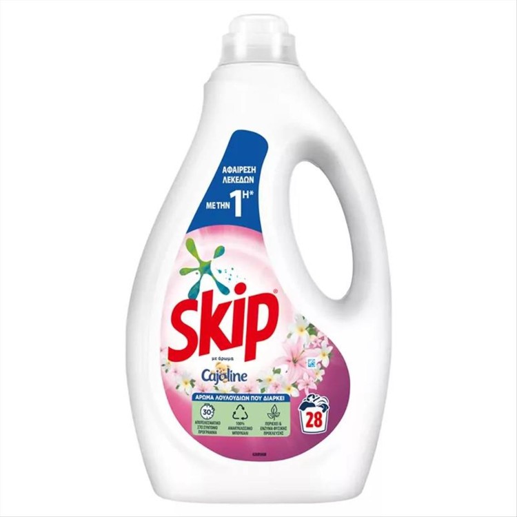 SKIP ΥΓΡΟ ΠΛΥΝΤΗΡΙΟΥ 28μεζ (1,4L) PINK LILY CAJOLINE