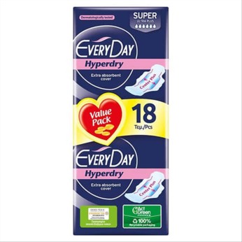 EVERY DAY ΣΕΡΒΙΕΤΑ HYPER DRY SUPER 18τεμ