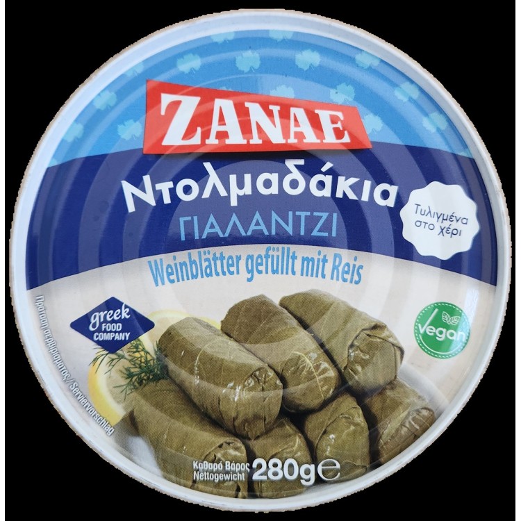 ΖΑΝΑΕ ΝΤΟΛΜΑΔΑΚΙΑ ΓΙΑΛΑΝΤΖΙ 280g ΖΑΝΑΕ ΝΤΟΛΜΑΔΑΚΙΑ ΓΙΑΛΑΝΤΖΙ 280g