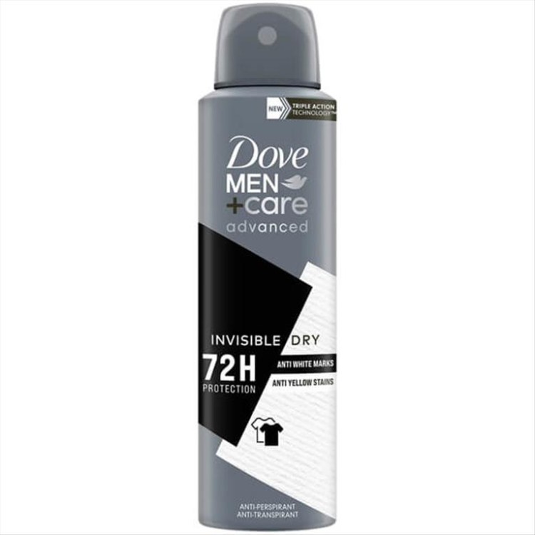 DOVE DEO SPRAY MEN ADV 150ml INV DRY