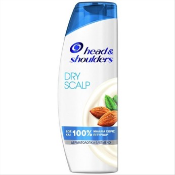 HEAD&SHOULDERS SHAMPOO 330ml DRY SCALP(ΑΜΥΓΔΑΛΟ)