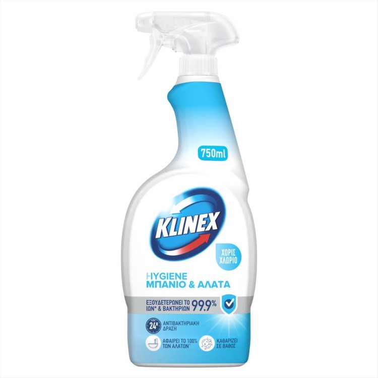 KLINEX SPRAY 750ml HYGIENE ΜΠΑΝΙΟ KLINEX SPRAY 750ml HYGIENE ΜΠΑΝΙΟ