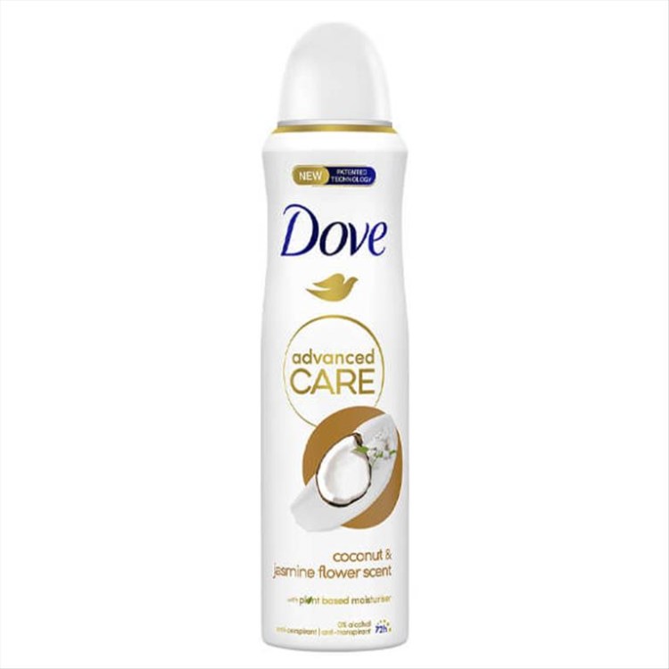 DOVE DEO SPRAY ADV 150ml COCONUT DOVE DEO SPRAY ADV 150ml COCONUT