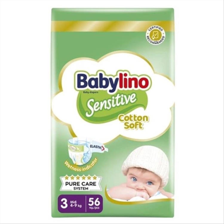 BABYLINO SENSITIVE VALUE PACK No3 56TEM (4-9kg) BABYLINO SENSITIVE VALUE PACK No3 56TEM (4-9kg)