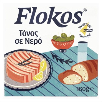 FLOKOS ΤΟΝΟΣ 160g ΣΕ ΝΕΡΟ