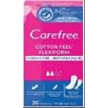 CAREFREE DAILY PADS 30τεμ FLEXIFORM FRESH COTTON