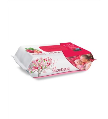 SLEEPY BABY WIPES 120τεμ. STRAWBERRY