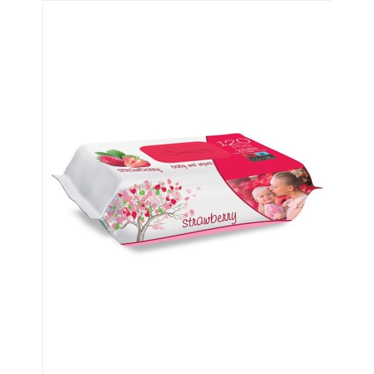 SLEEPY BABY WIPES 120τεμ. STRAWBERRY