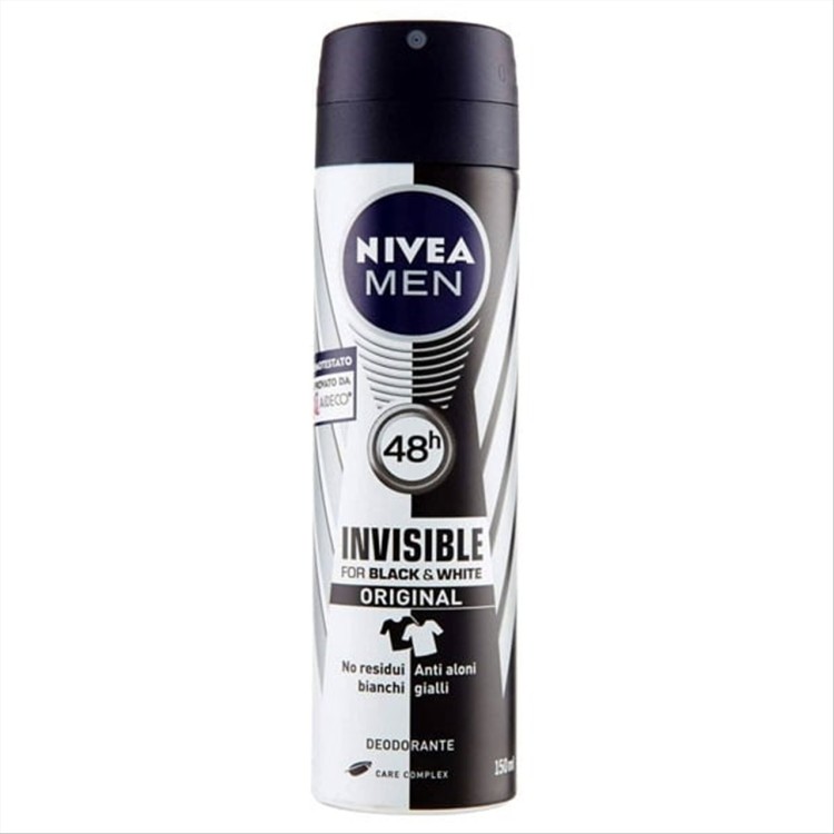 NIVEA MEN DEO SPRAY 150ml B&W ORIGINAL