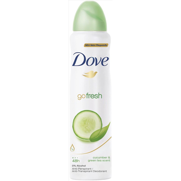 DOVE DEO SPRAY GF 150ml CUCUMBER