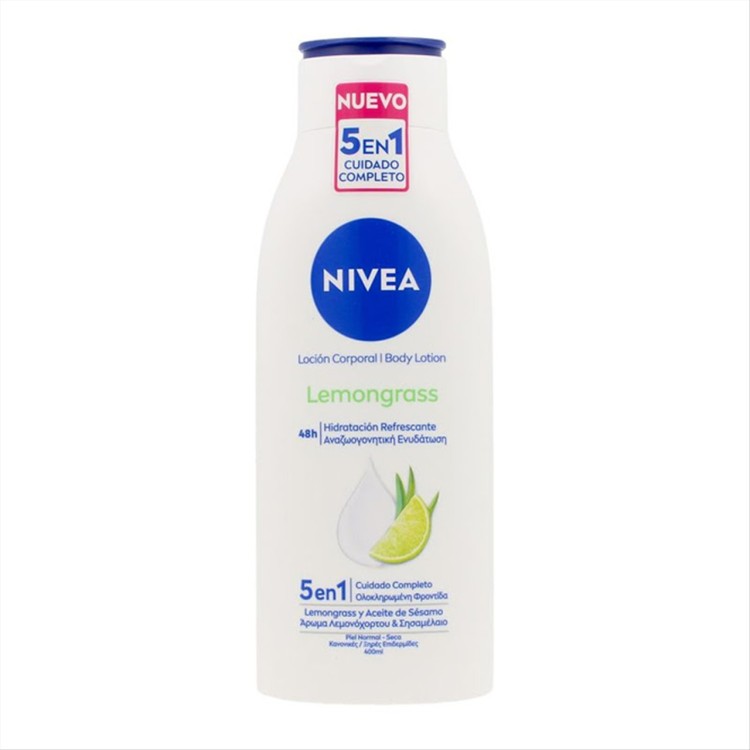 NIVEA BODY LOTION 400ml 5in1 LEMONGRASS
