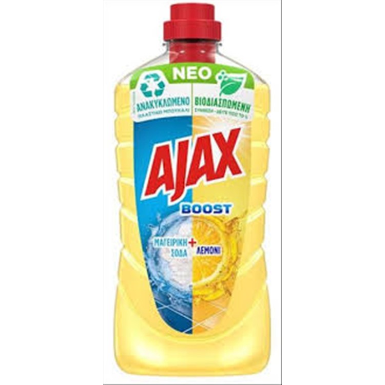 AJAX BOOST ΔΑΠΕΔΟΥ 1L ΣΟΔΑ&ΛΕΜΟΝΙ