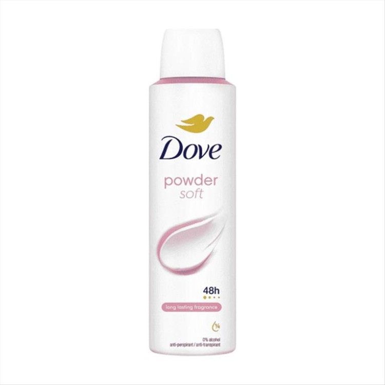 DOVE DEO SPRAY 150ml POWDER TALC SOFT