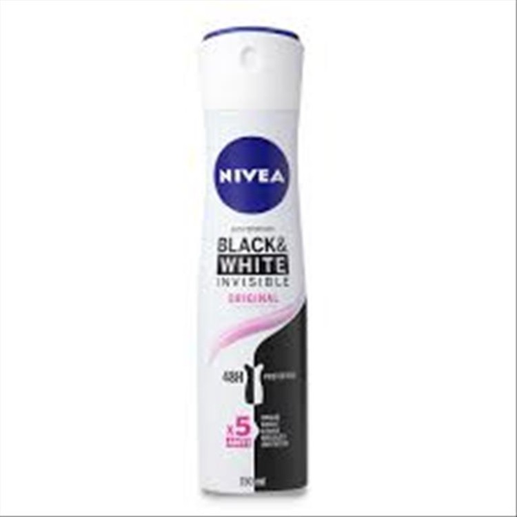NIVEA DEO SPRAY 150ml B&W CLEAR 150ml (W) NIVEA DEO SPRAY 150ml B&W CLEAR 150ml (W)