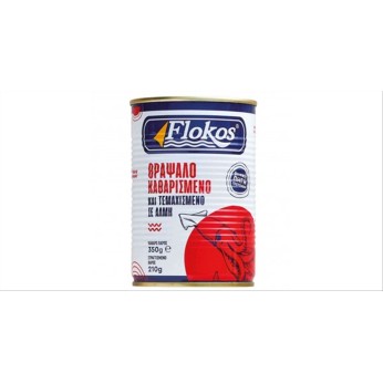 FLOKOS ΚΑΛΑΜΑΡΙ ΘΡΑΨΑΛΟ ΤΕΜΑΧΙΣΜΕΝΟ 350g ΣΕ ΑΛΜΗ