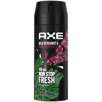 AXE DEO SPRAY 150ml WILD PERGAMONT & PINK PEPPER