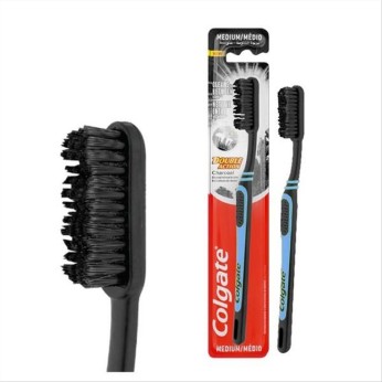 COLGATE T/BRUSH DOUBLE ACTION CHARCOAL 1τεμ