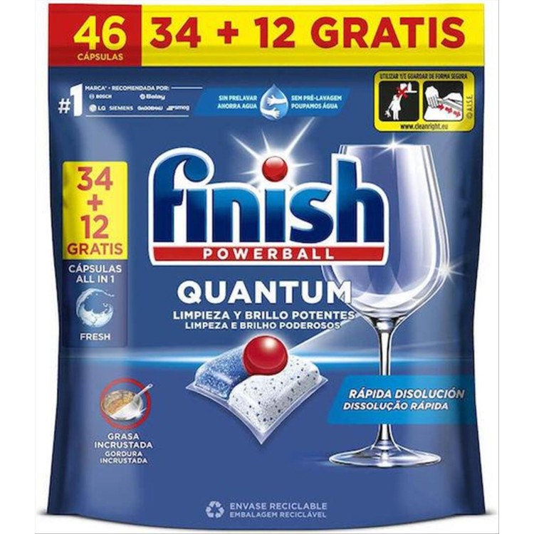 FINISH TABS QUANTUM 46τεμ (34+12) ORIGINAL FINISH TABS QUANTUM 46τεμ (34+12) ORIGINAL