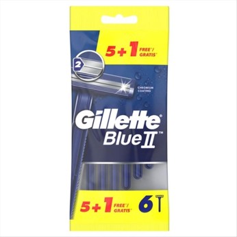 GILLETTE BLUE II FIXED 6τεμ(5+1) 2s