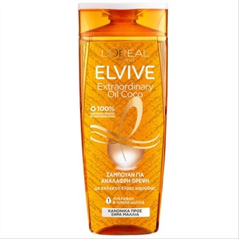 ELVIVE SHAMPOO 400ml EXTRA ORD OIL COCONUT