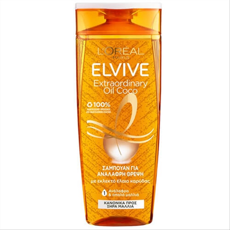 ELVIVE SHAMPOO 400ml EXTRA ORD OIL COCONUT