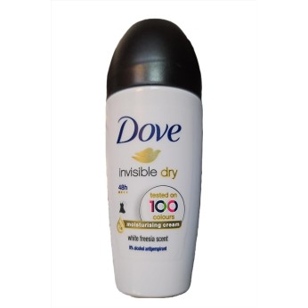 DOVE DEO ROLL-ON 50ml INVISIBLE DRY (W)