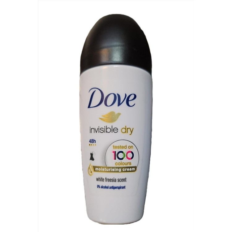 DOVE DEO ROLL-ON 50ml INVISIBLE DRY (W)