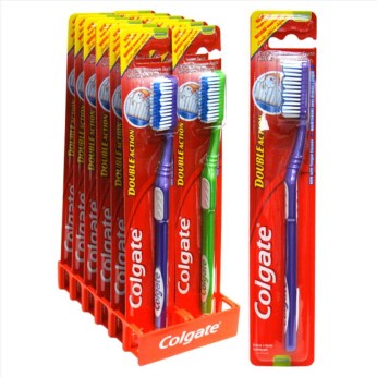 COLGATE T/BRUSH DOUBLE ACTION  1τεμ