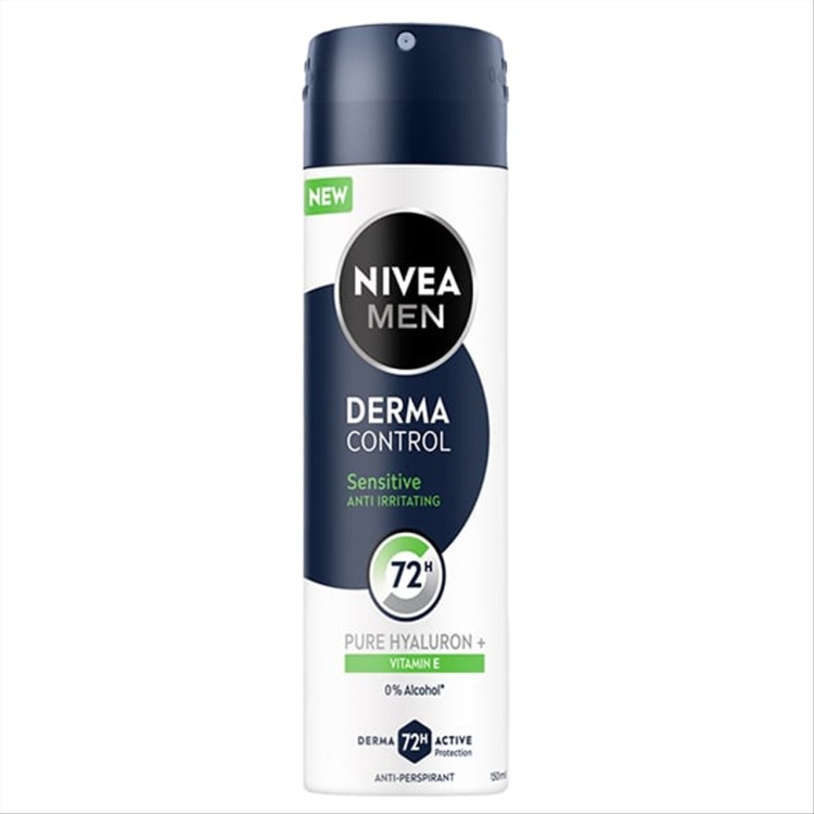 NIVEA ΜΕΝ DEO SPRAY 150ml DERMA CONTROL SENSITIVE