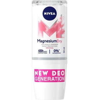 NIVEA ROLL ON 50ml MAGNESIUM DRY ORIGINAL (W)
