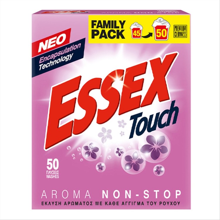 ESSEX ΣΚΟΝΗ ΠΛΥΝΤΗΡΙΟΥ 50μεζ (2.40g) ΤOUCH ESSEX ΣΚΟΝΗ ΠΛΥΝΤΗΡΙΟΥ 50μεζ (2.40g) ΤOUCH