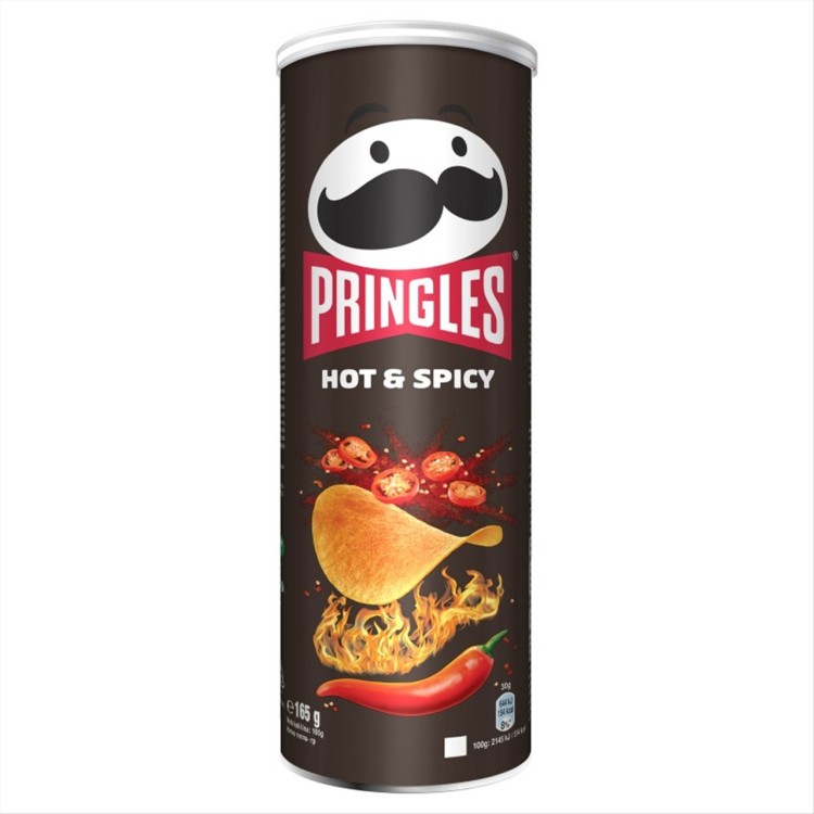 PRINGLES HOT&SPICY 165g PRINGLES HOT&SPICY 165g