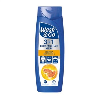 WASH&GO SHAMPOO 360ml 3in1 VITAMIN C