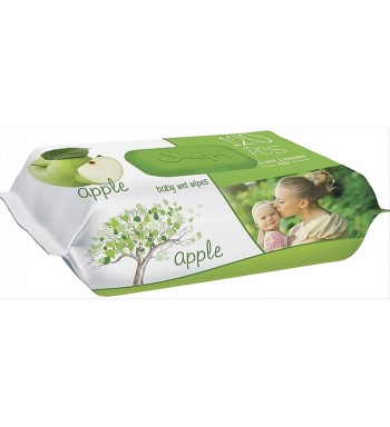SLEEPY BABY WIPES 120τεμ. APPLE