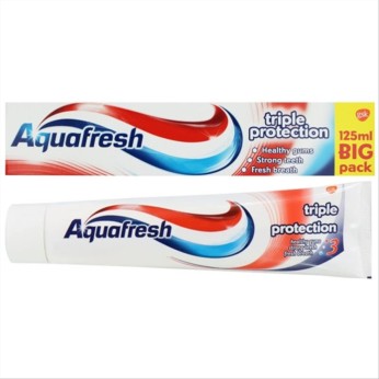 AQUAFRESH T/PASTE 125ml TRIPLE PROTECTION