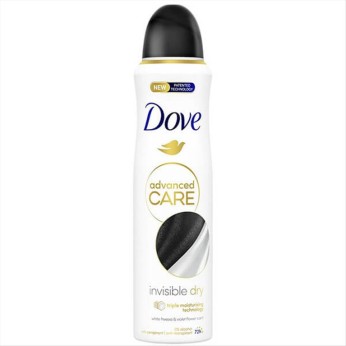 DOVE DEO SPRAY ADV 150ml INVISIBLE DRY