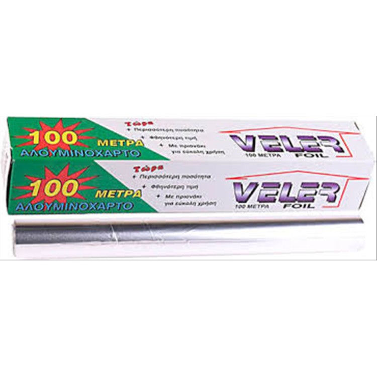 ΑΛΟΥΜΙΝΟΧΑΡΤΟ 100mx29.5cm VELER
